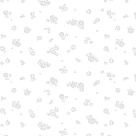Wilmington Prints - Ditsy Petal White on White