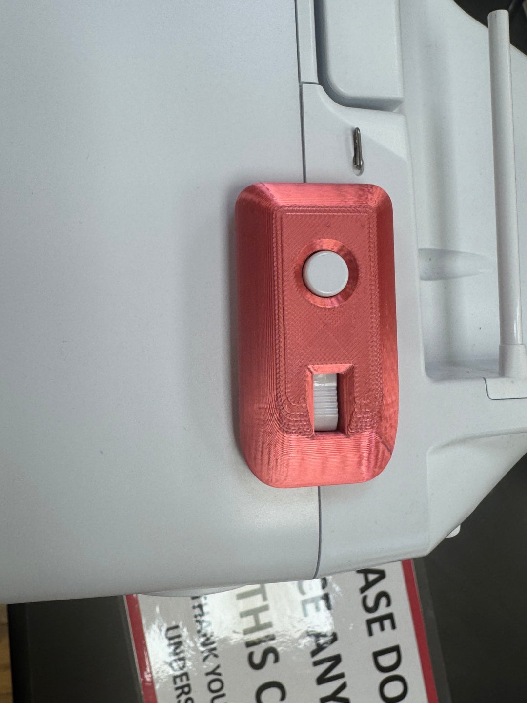 3D - Bobbin Winder Protector for new Bernina 4, 5 and 7 - SALMON