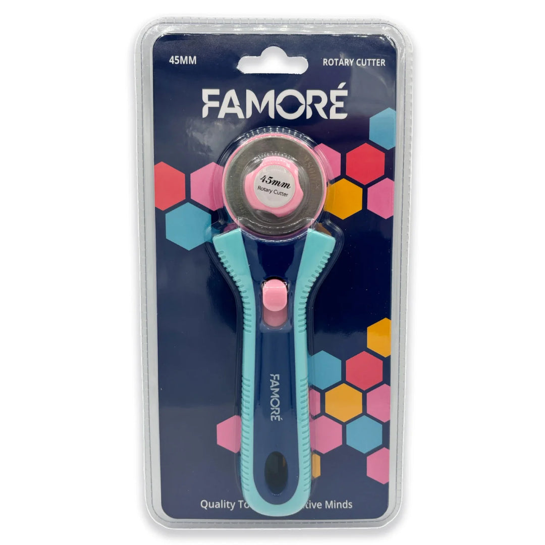 Rotary Cutter - Famore - Handle & Blade Bundle 45mm