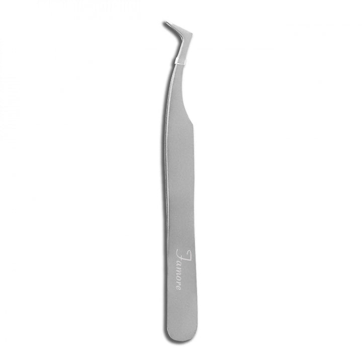 Tweezers - Famore - Swiss 4 1/2in Precision Angled