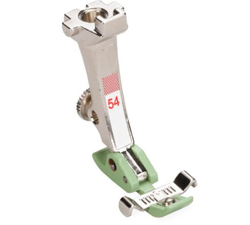 Bernina Foot - #54 - Classic Zipper NonStick - Green Sole