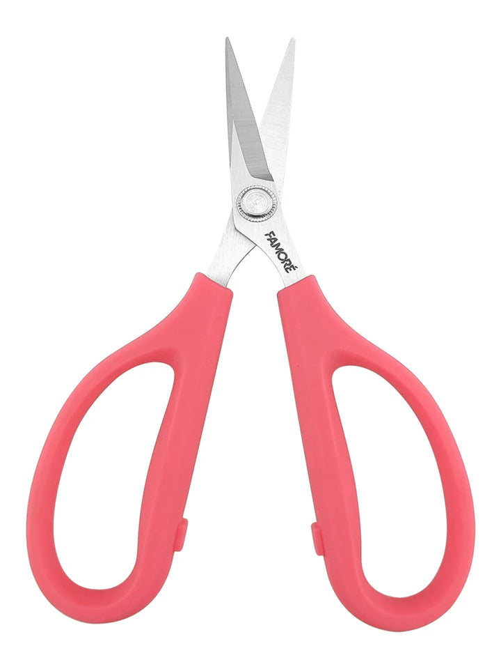 Scissor - Very Sharp with Large Pink Comfort Handles 6-1/4in