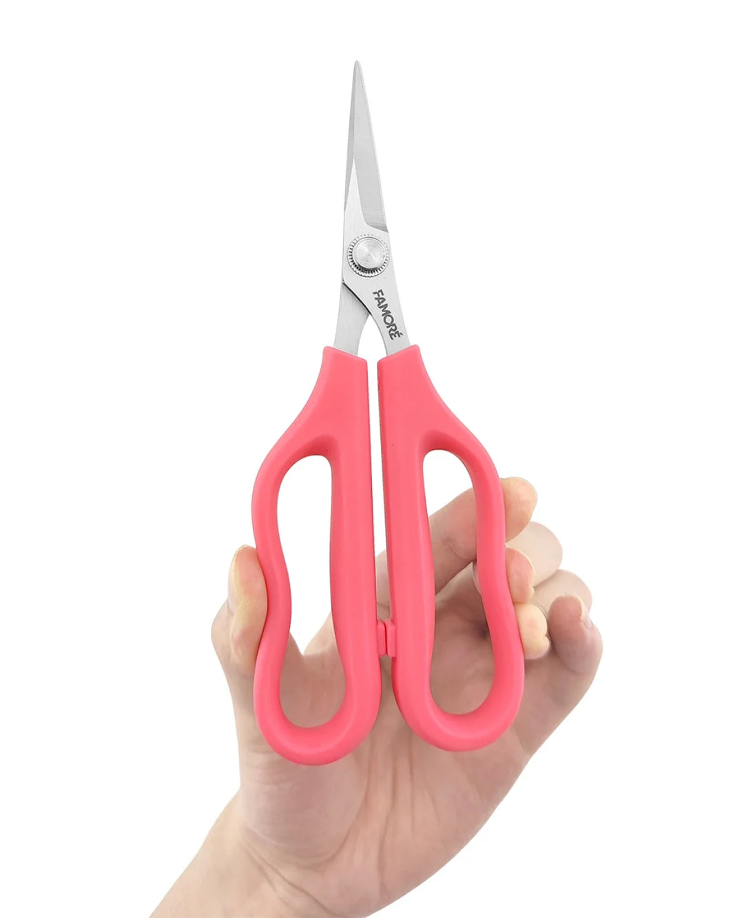 Scissor - Very Sharp with Large Pink Comfort Handles 6-1/4in
