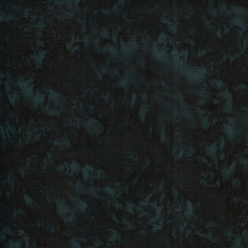 Batik Textiles - Cotton Blender - Dark Green & Black 8007B