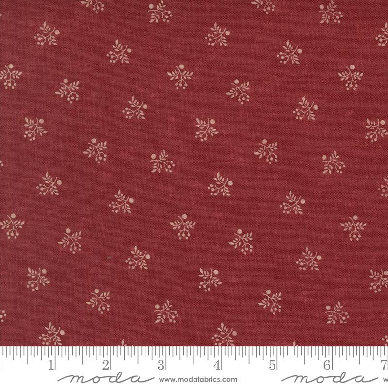 Moda - Kansas Troubles - A Vintage Christmas Red 9787 13
