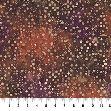 Northcott - Banyan Batiks - Pop Dots - Burgundy 81900-29