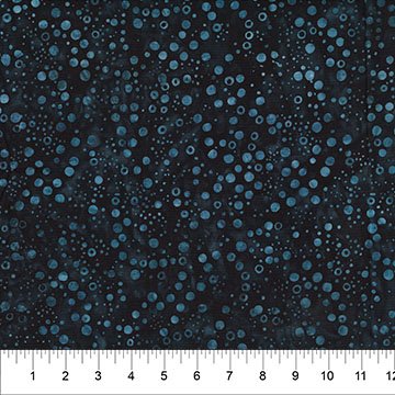Northcott - Banyan Batiks - Pop Dots - Deep Dive 81900-49