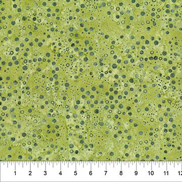 Northcott - Banyan Batiks - Pop Dots - Pear 81900-70