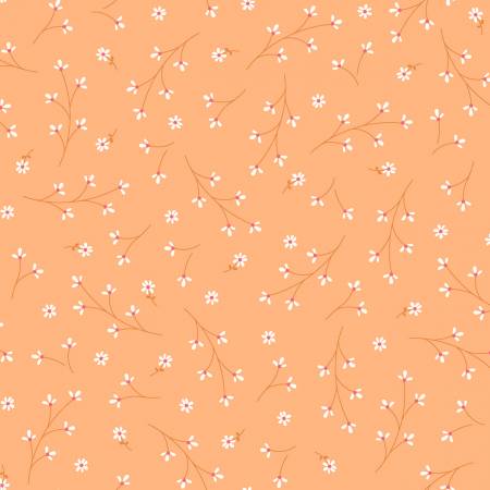 Maywood Studio - Kimberbell Basics - Orange Pretty Petals  8260M-O