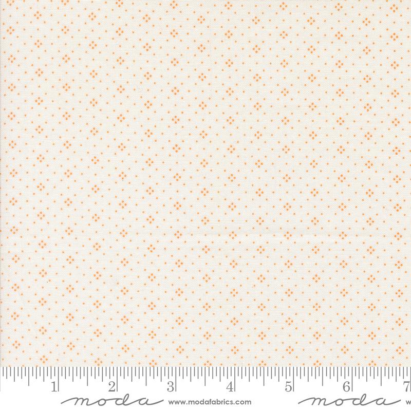 Moda - Fig Tree - Agatha Road - Eyelet Ivory Orange 20488 120