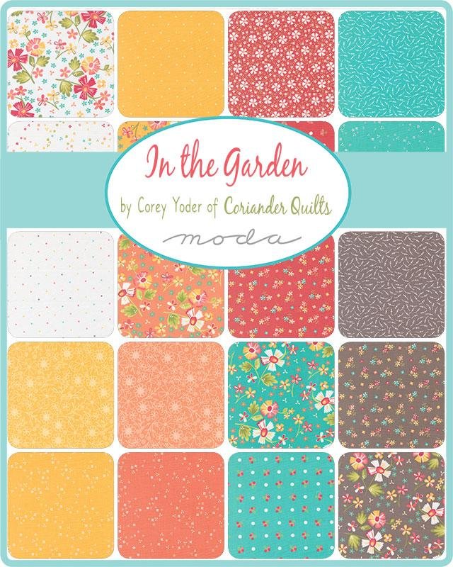 MINI Charm Pack - Moda - Corey Yoder - In The Garden Mini Charm