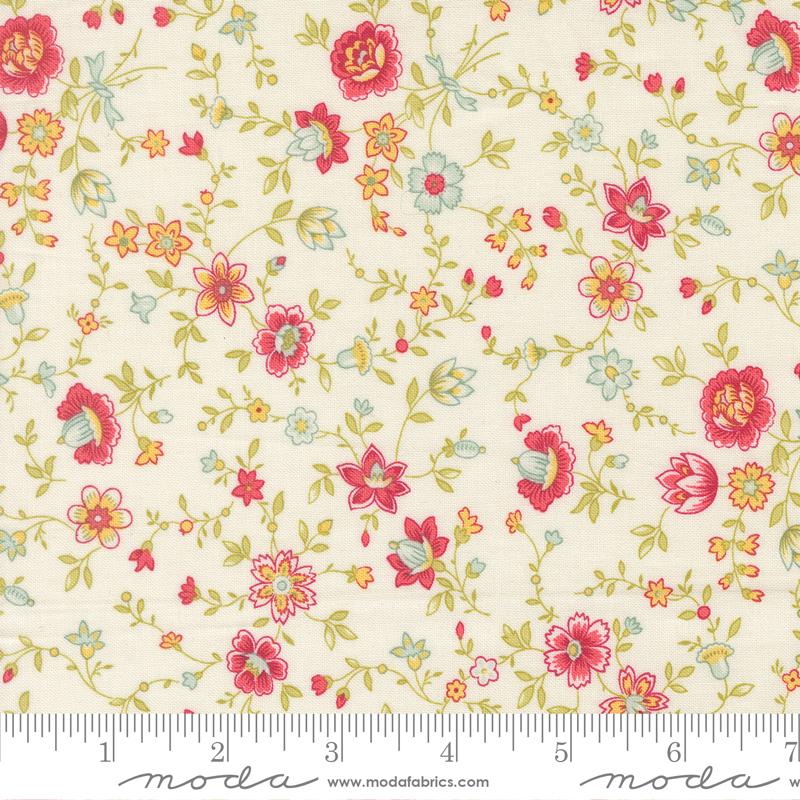 Moda - Bunny Hill Designs - Lyda Rose - Porcelain Flower Vines Florals 3073 11