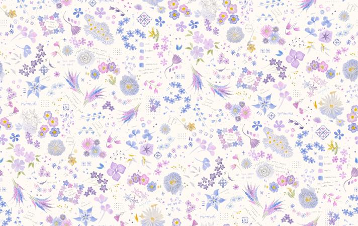 Moda - Janet Clare - Delphinium - Snowdrop 24659 11