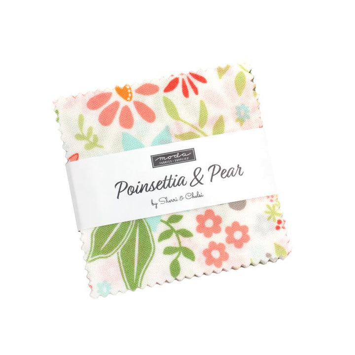 Mini Charm - Moda - Sherri & Chelsi - Poinsettia and Pear