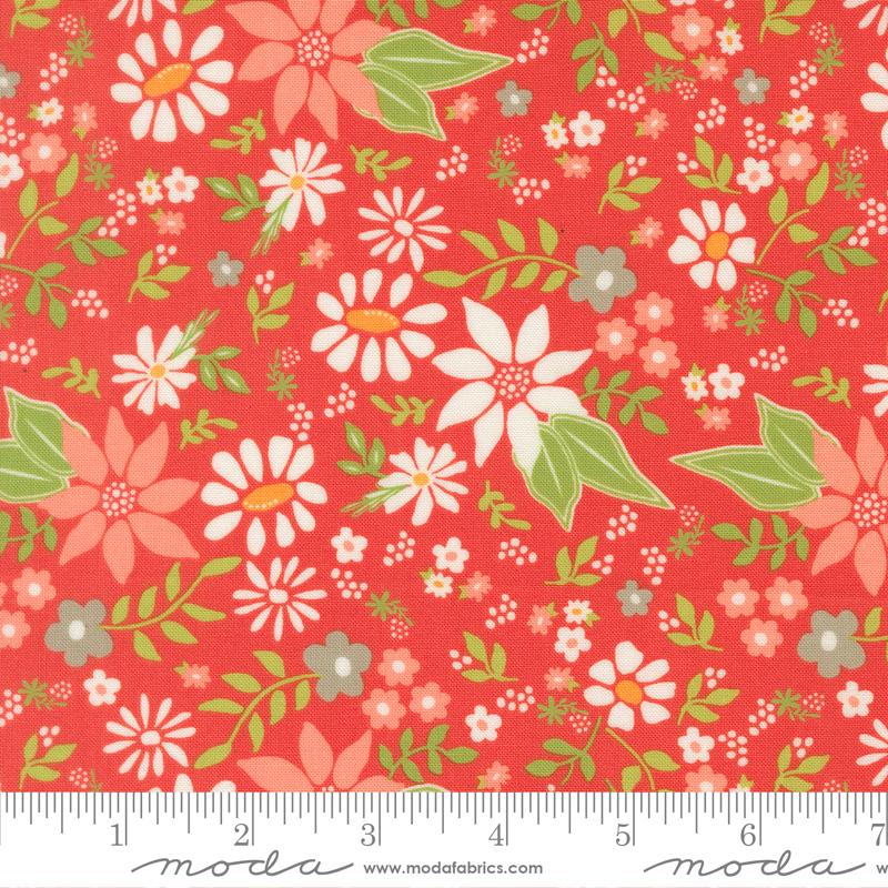 Moda - Sherri & Chelsi - Poinsettia and Pear - Geranium 37710 16