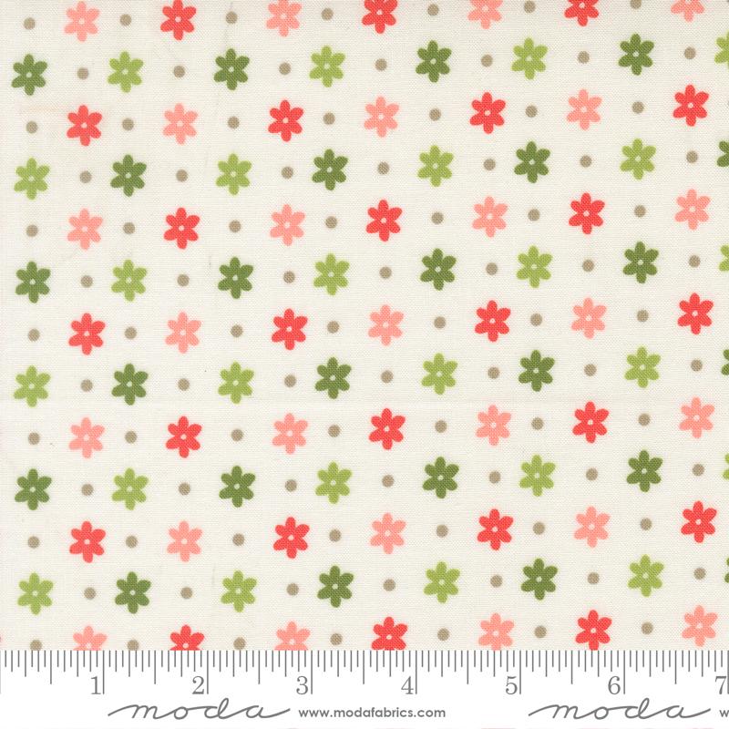 Moda - Sherri & Chelsi - Poinsettia and Pear - Cloud 37713 11