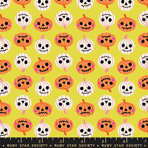 Moda - Ruby Star - Freaky Familiars - Citron Pumpkins RS5196 12