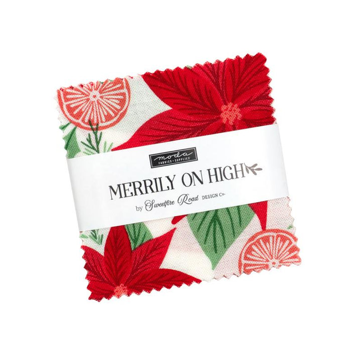 Mini Charm - Moda - Sweetfire Road - Merrily On High