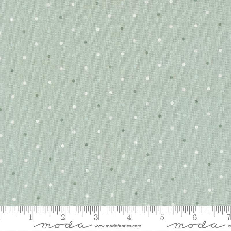 Moda - WIDEBACK - Lella Boutique - Magic Dot Robins Egg 108"