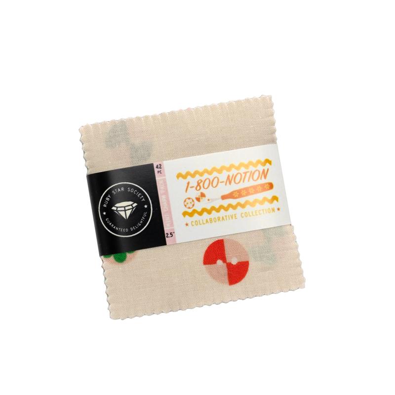 1 800 Notion Mini Charm RS5207MC Ruby Star Precut#1