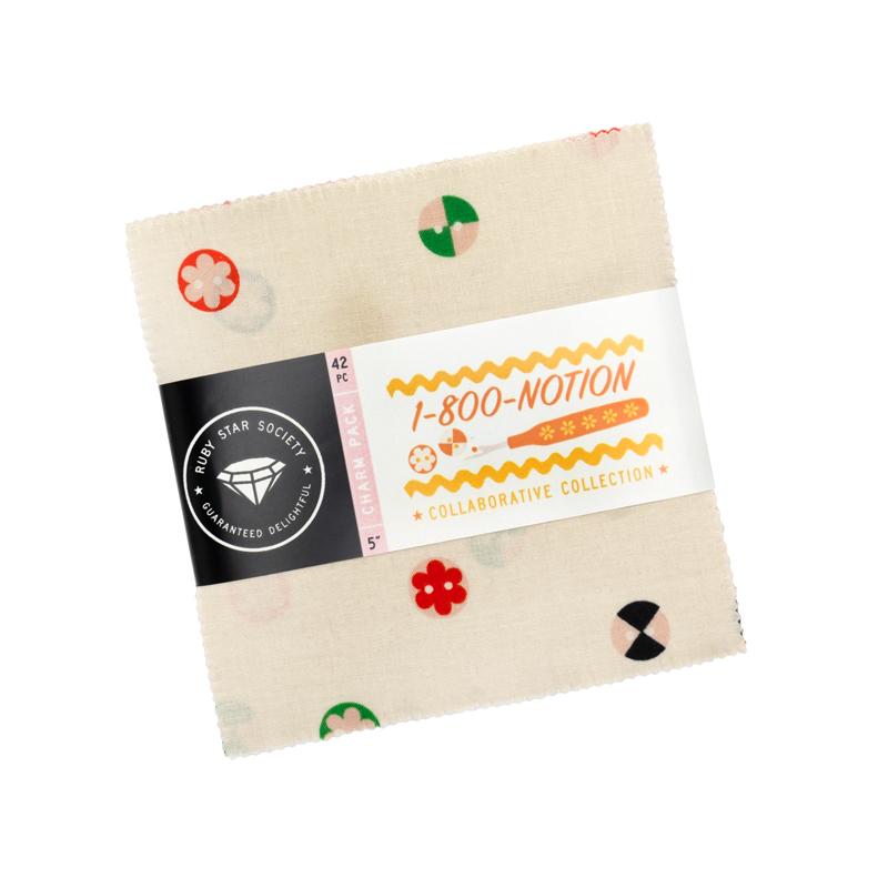 Charm Pack - Moda - Ruby Star - 1-800-Notion