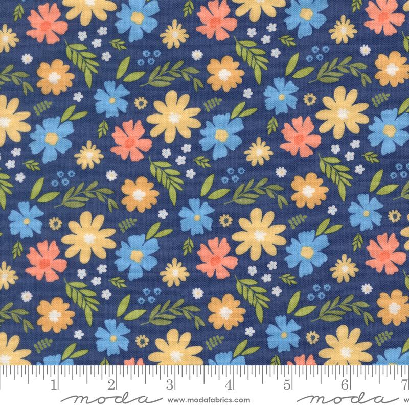 Catching Sunshine Cobalt 47021 16 Moda #1