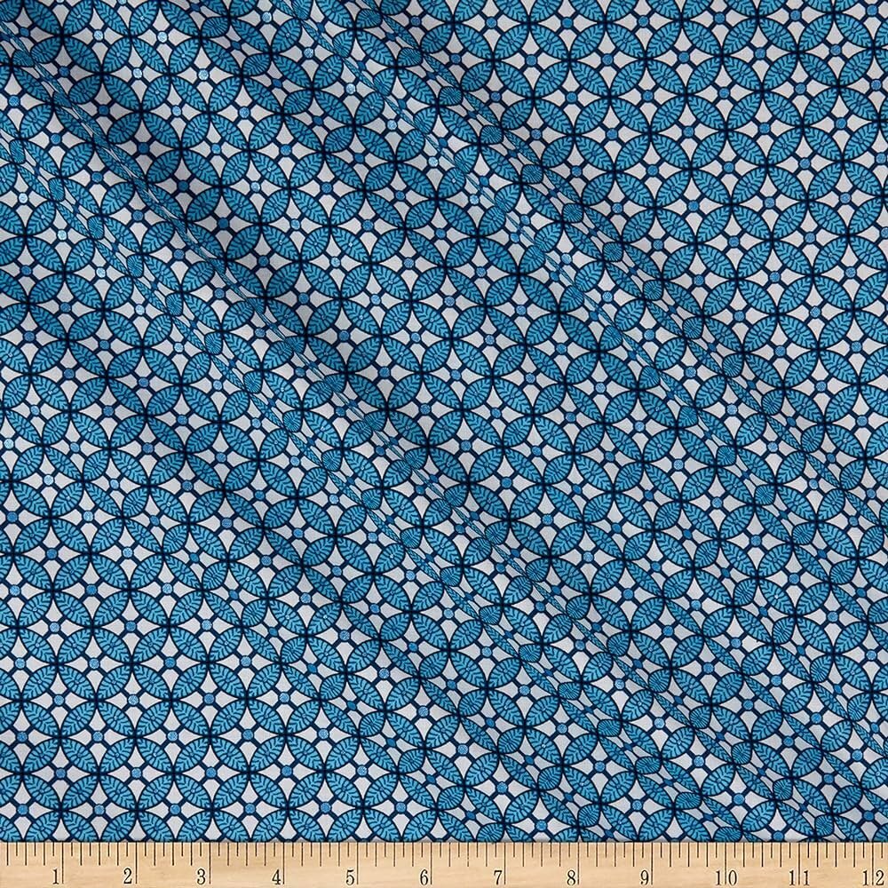 Benartex - Celestial Lights - Orange Peel Blue