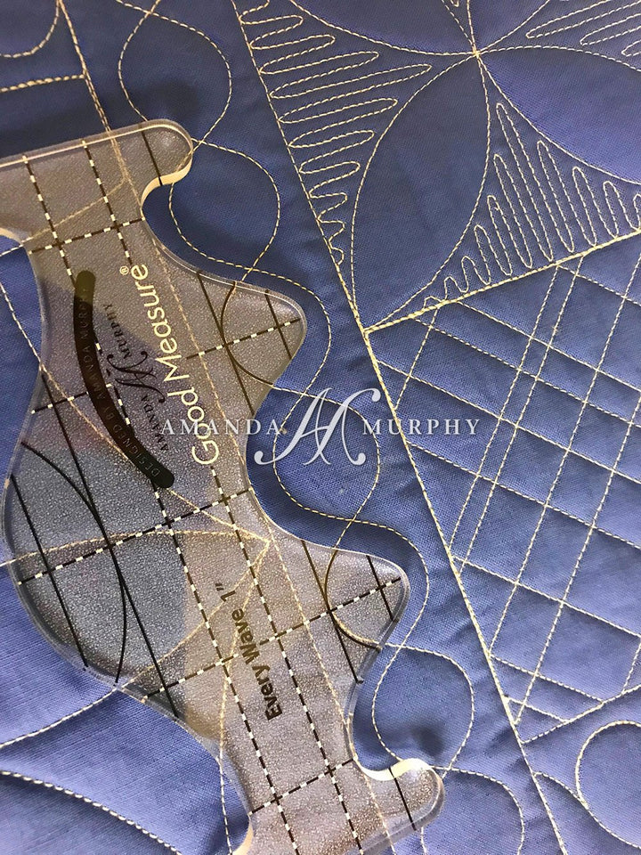 High Shank Ruler - Amanda Murphy - Good Measure - Every Wave Template 3pc