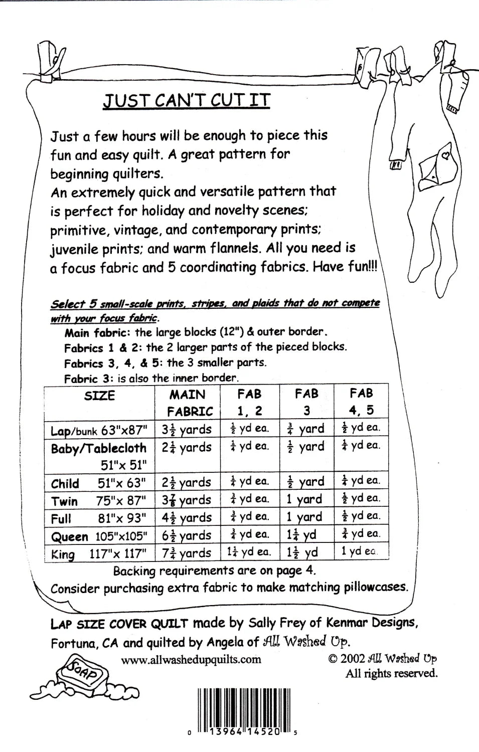 Pattern - Just Can't Cut It