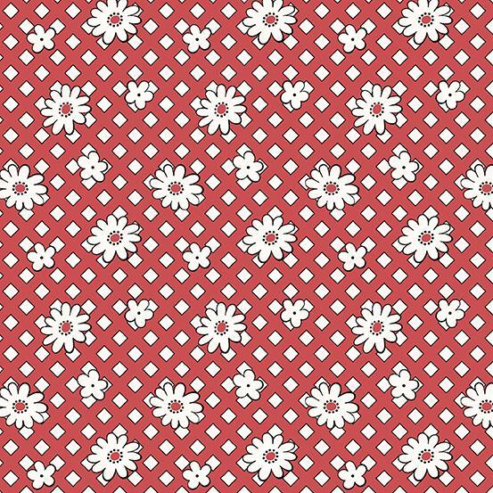 Andover - Lottie Ruth - Geo Floral Red