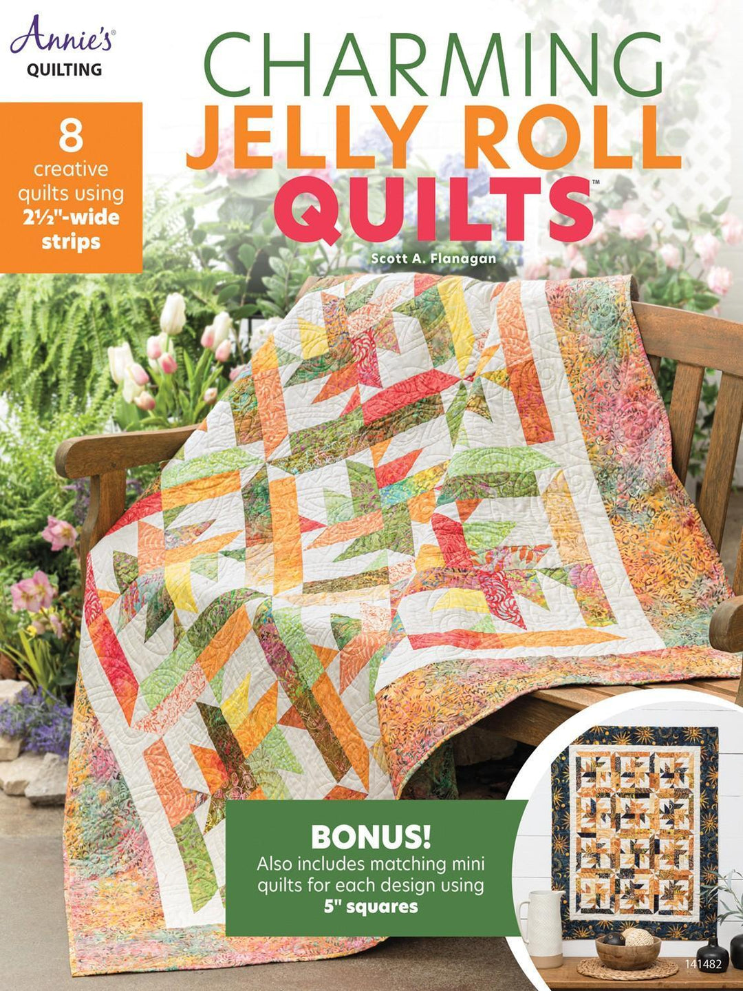 Book - Annie's Quilting - Scott A Flanagan - Charming Jelly Roll Quilts