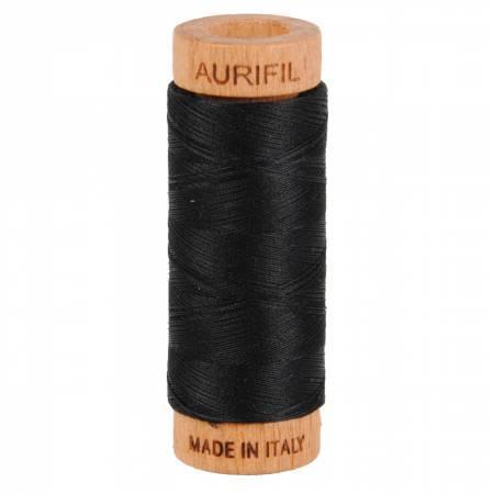 Aurifil 80wt - 2692 Black 300yds