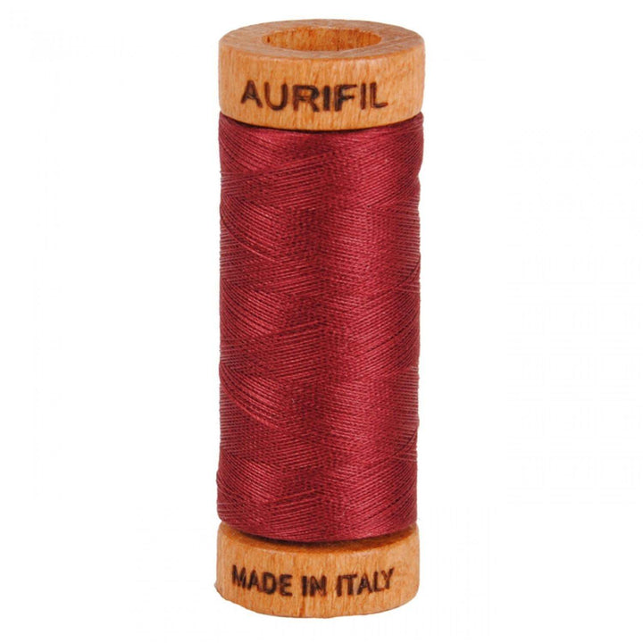 Aurifil 80wt - 2460 Dark Carmine Red 300 yds