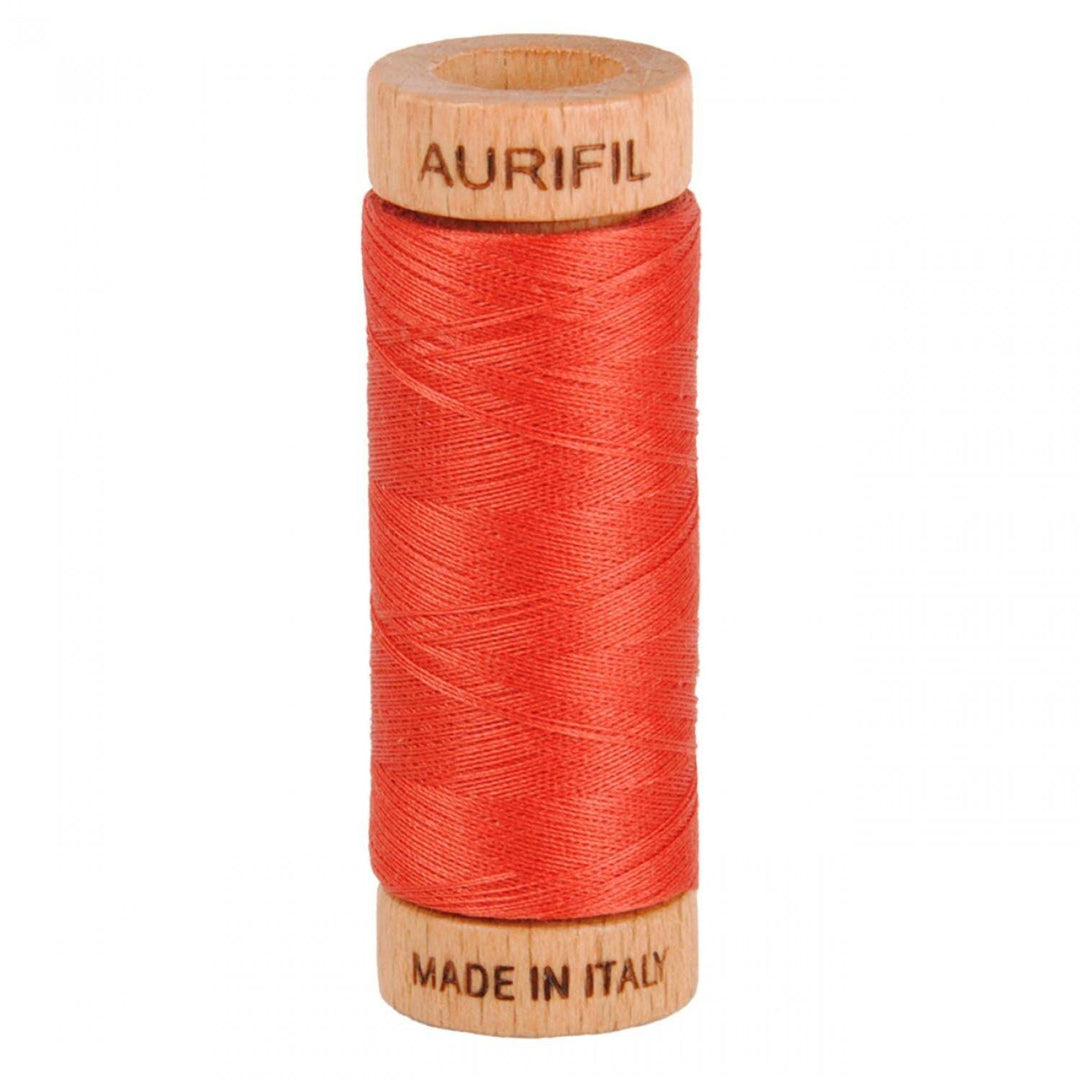 Aurifil 80wt - 2255 Dark Red Orange