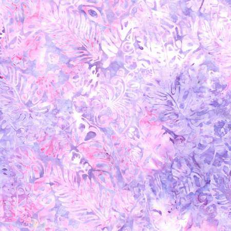 Timeless Treasures - Wing and A Prayer - Batik - Freesia Tropical Leaves