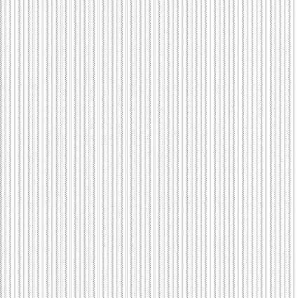 Benartex - Simply Blessed Shirting Stripe White Grey  16066-90