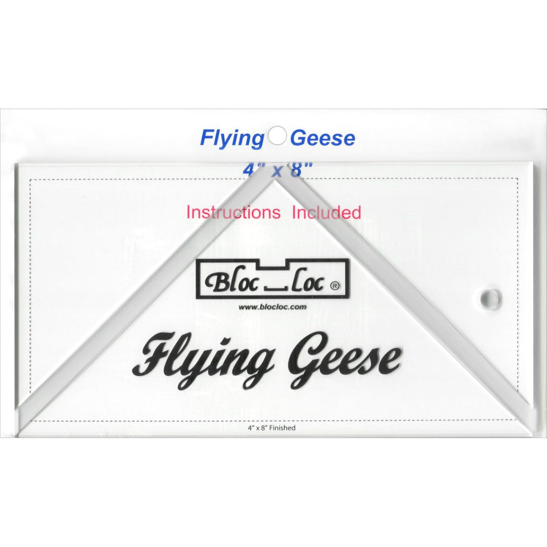 Ruler - Bloc Loc - Flying Geese 4"x8"