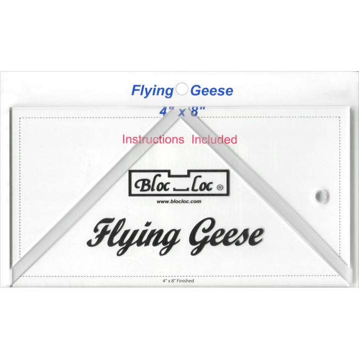 Ruler - Bloc Loc - Flying Geese 4"x8"