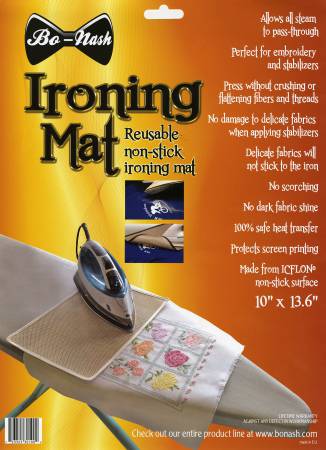 Iron - Bo-Nash Reusable Non Stick Ironing Mat 10in x 13-5/8in