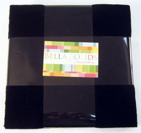 Layer Cake - Moda - Bella Solids - Black