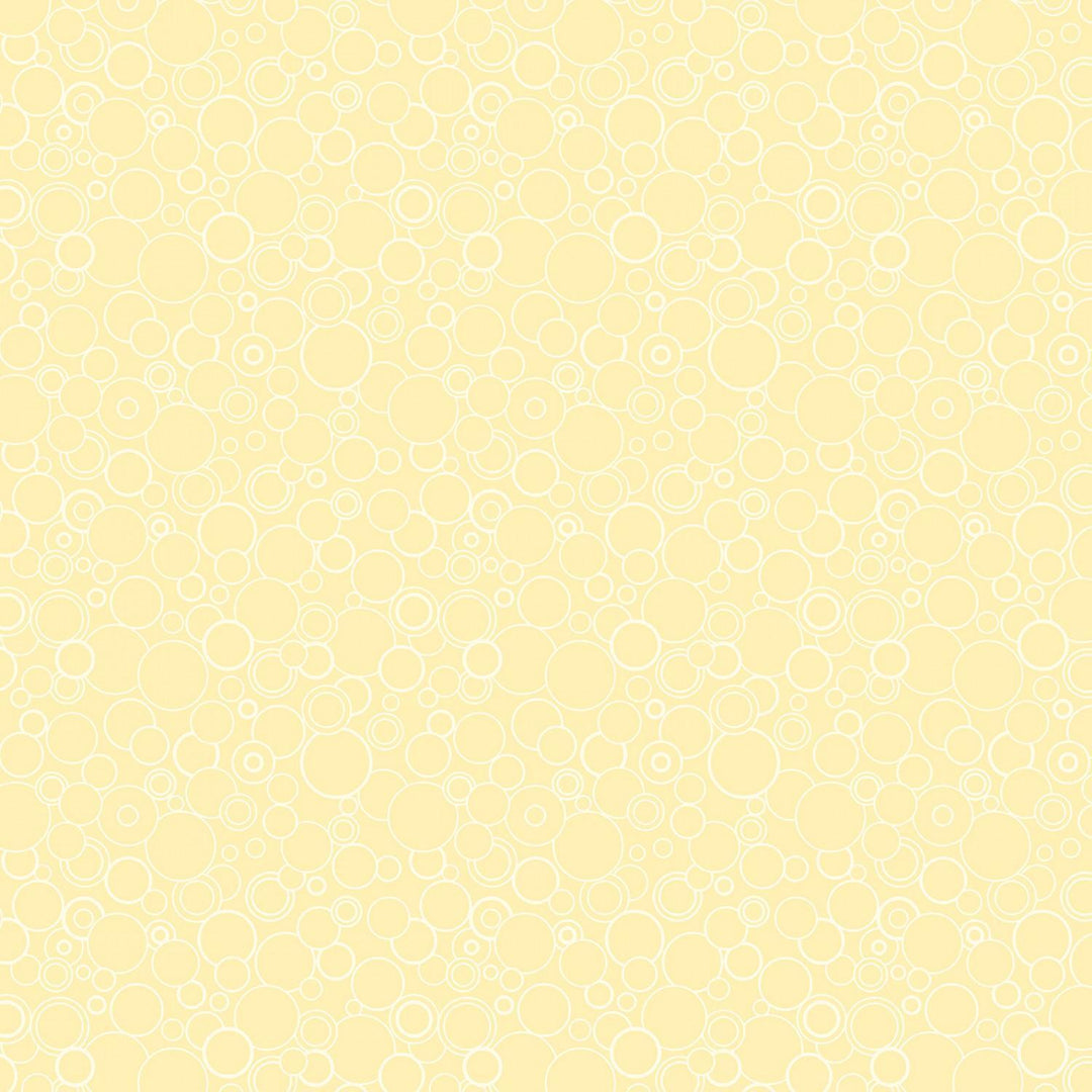 Benartex - Ann Lauer - Hooked on Fish - Yellow Circles