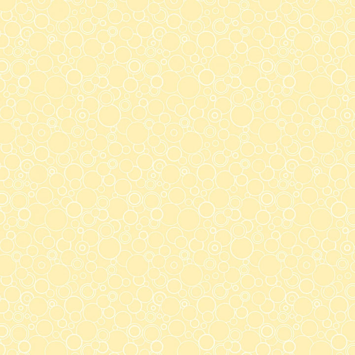 Benartex - Ann Lauer - Hooked on Fish - Yellow Circles