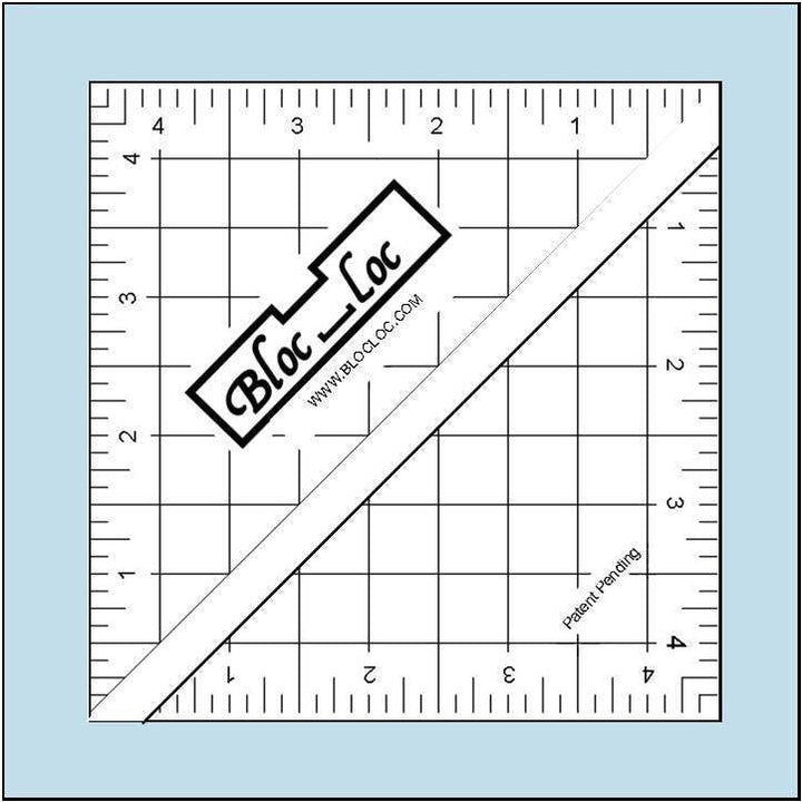 Ruler - Bloc Loc - Half Square Triangle - 4.5"