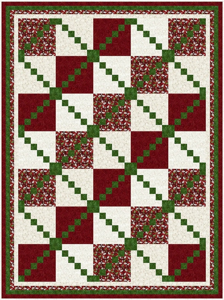 Book - Fabric Cafe - Holly Jolly 5-Yard Quilts