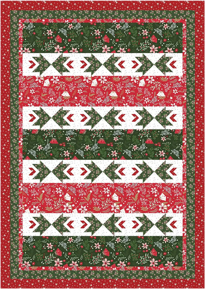 Book - Fabric Cafe - Holly Jolly 5-Yard Quilts
