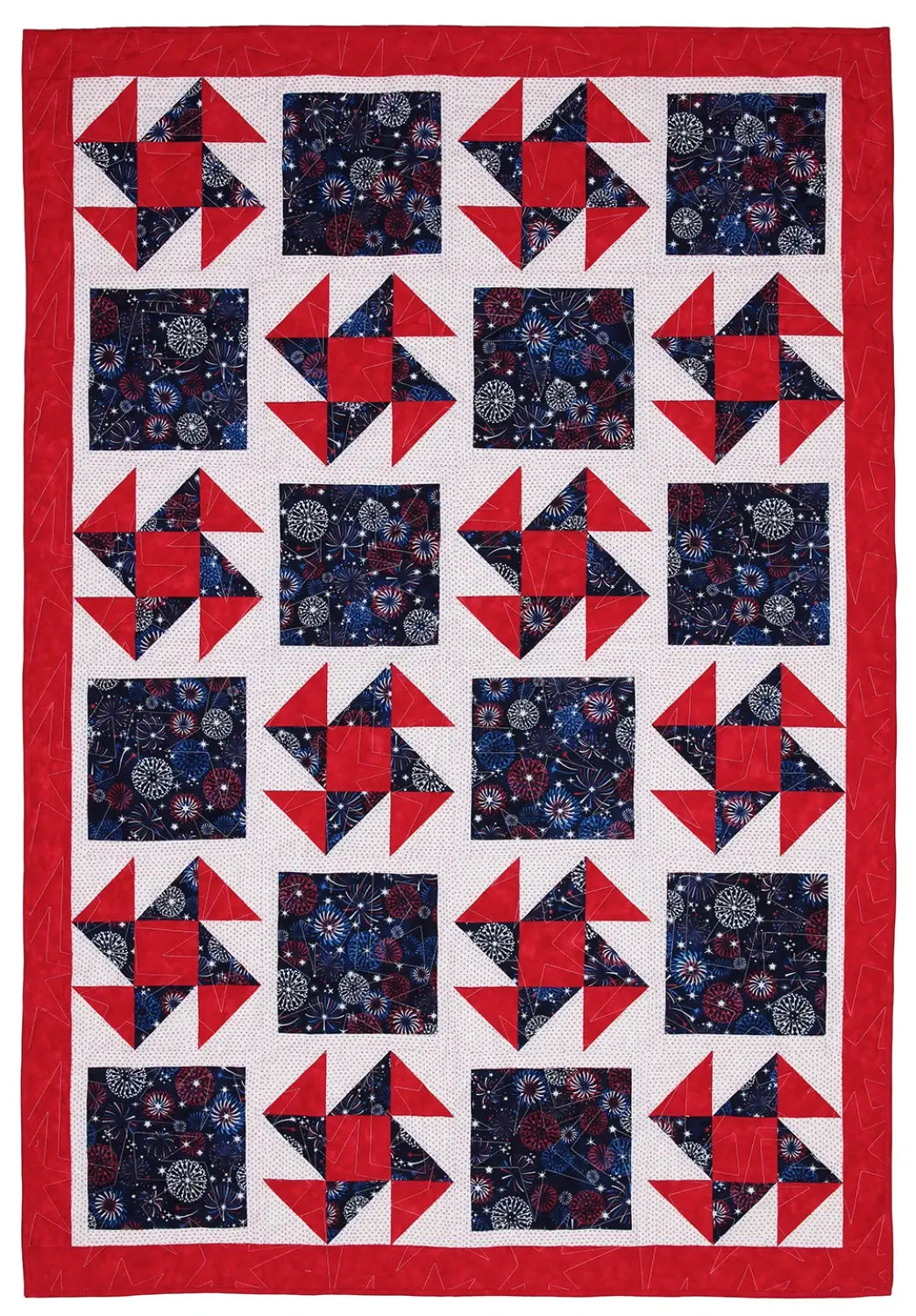 Book - Fabric Cafe - Make it Patriotic With 3-Yard Quilts
