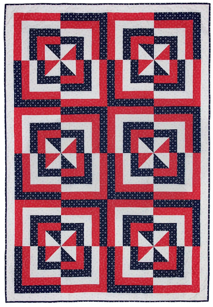 Book - Fabric Cafe - Make it Patriotic With 3-Yard Quilts