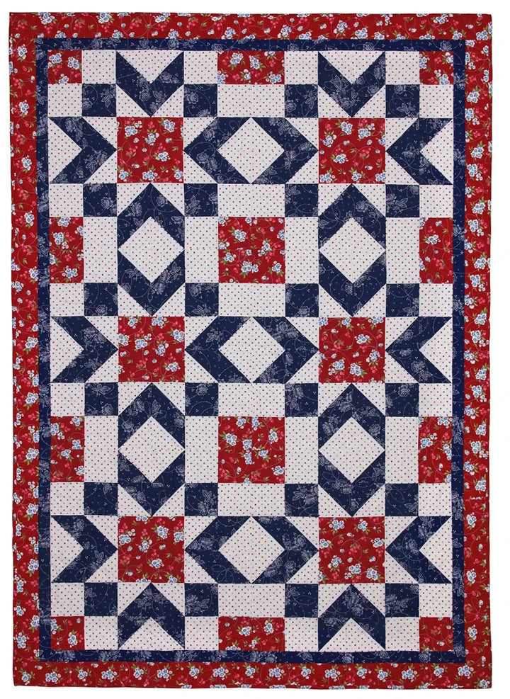 Book - Fabric Cafe - Make it Patriotic With 3-Yard Quilts