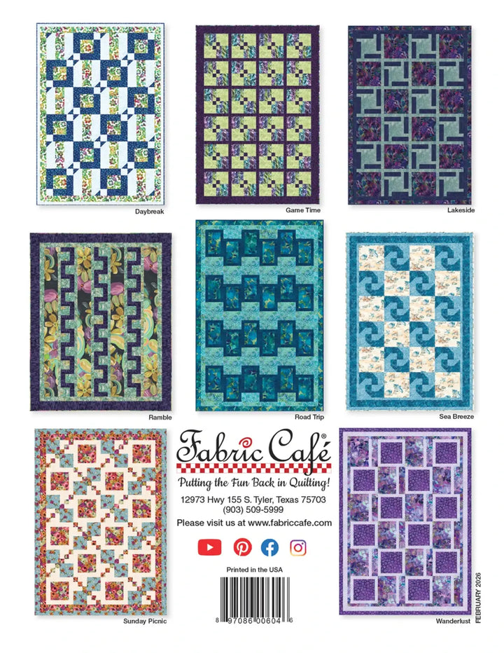 Book - Fabric Cafe - Weekend 3-Yard Quilts