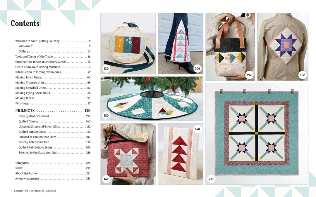 Book - Lorelai's First-Time Quilter's Handbook: From Basics to Beautiful Quilts